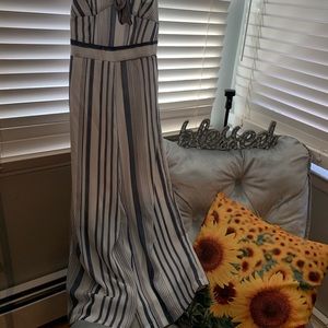 White and blue romper from marshals, never worn